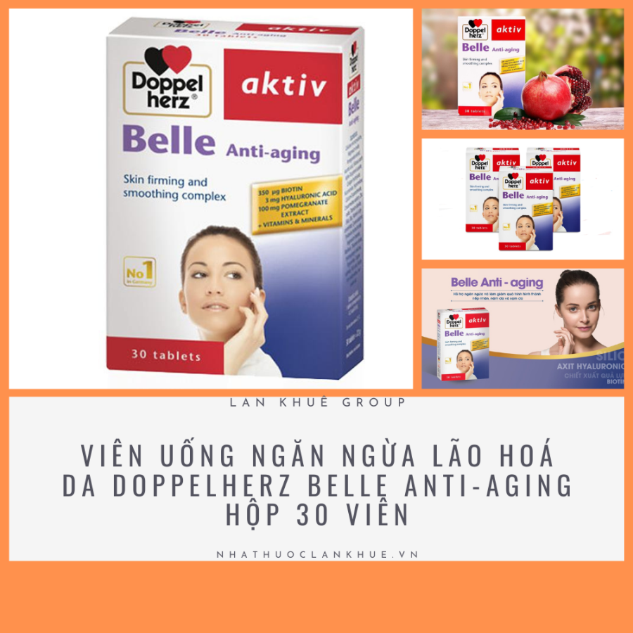 VIÊN UỐNG NGĂN NGỪA LÃO HÓA DA AKTIV BELLE ANTI - AGING H/30