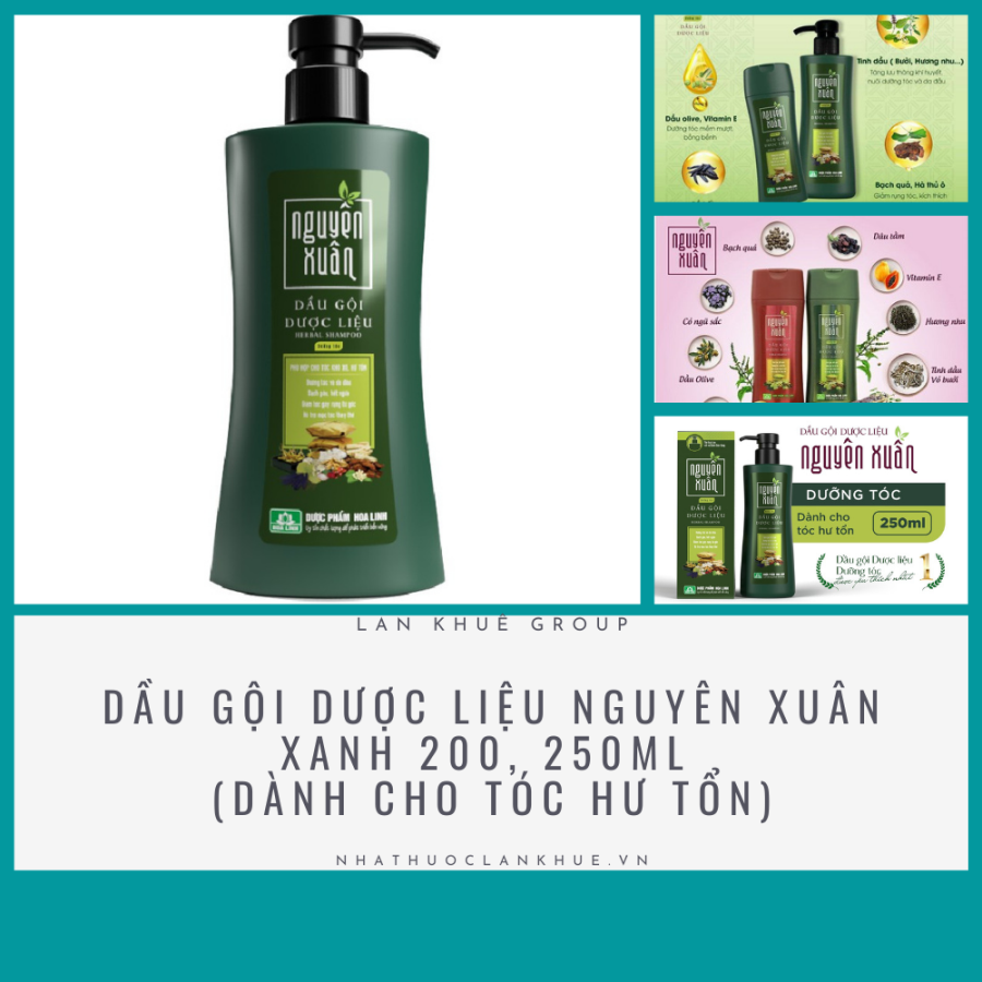 DẦU GỘI NGUYÊN XUÂN XANH LỚN 250ML