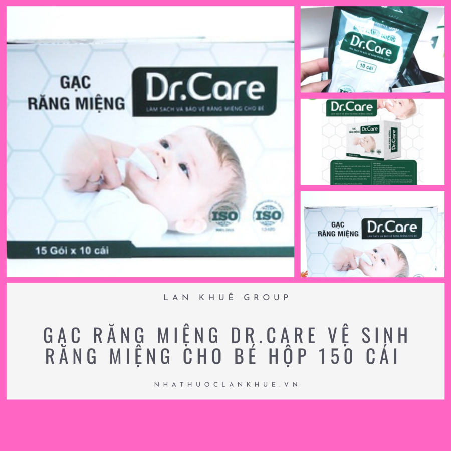 GẠC RĂNG MIỆNG DR. CARE HỘP 150 CÂY