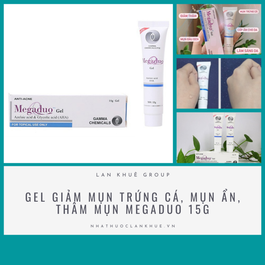 GEL TRỊ MỤN VÀ VẾT THÂM MEGADUO 15GR