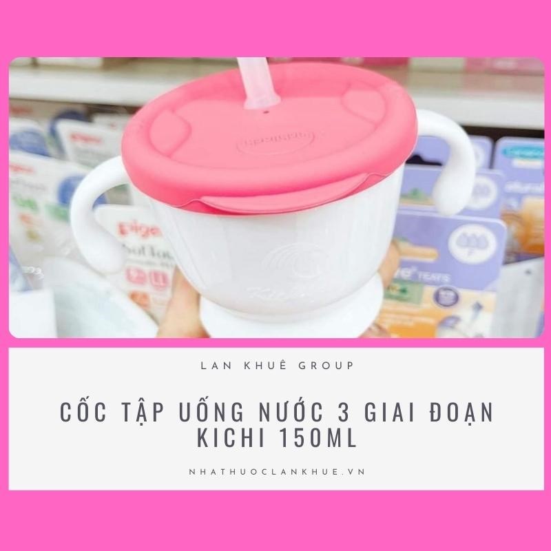 CỐC TẬP UỐNG NƯỚC 3 GIAI ĐOẠN KICHI 150ML