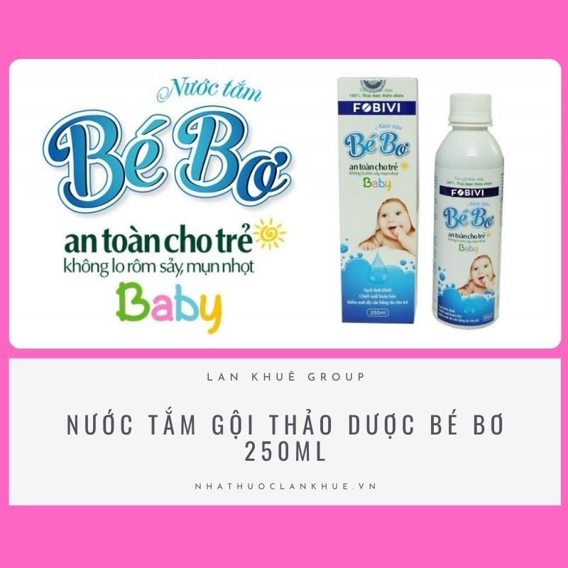 NƯỚC TẮM GỘI THẢO DƯỢC BÉ BƠ 250ML