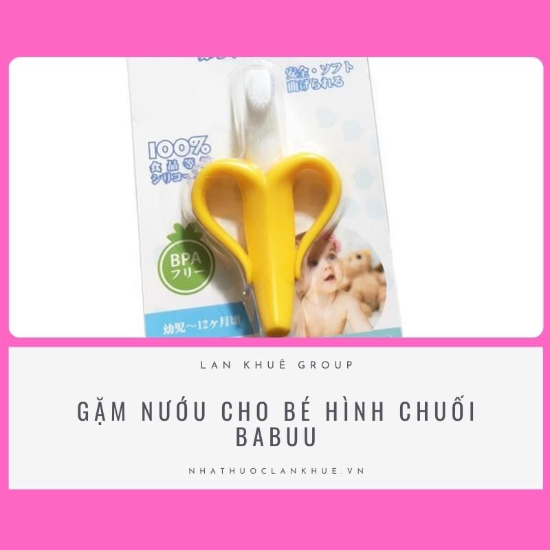 GẶM NƯỚU CHO BÉ HÌNH CHUỐI BABUU