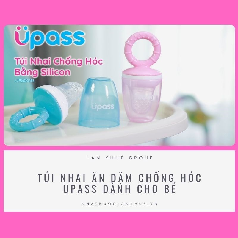 TÚI NHAI ĂN DẶM CHỐNG HÓC UPASS DÀNH CHO BÉ