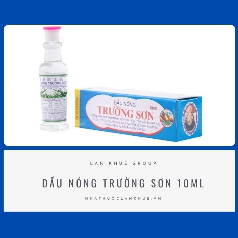 DẦU NÓNG TRƯỜNG SƠN 10ML