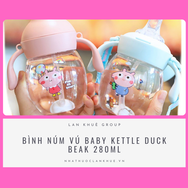 BÌNH NÚM VÚ BABY KETTLE DUCK BEAK 280ML