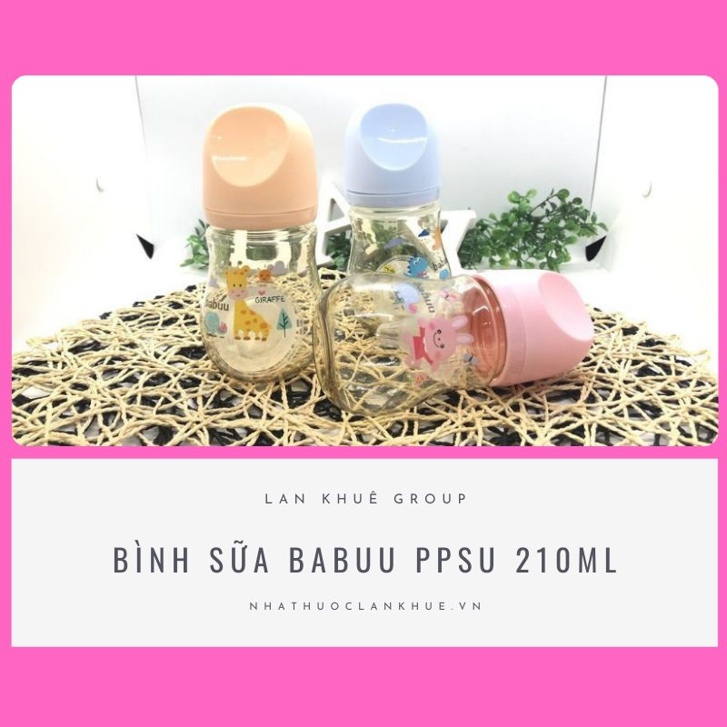 BÌNH SỮA BABUU PPSU 210ML