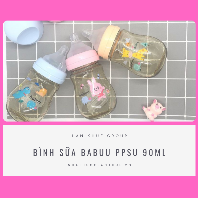 BÌNH SỮA BABUU PPSU 90ml