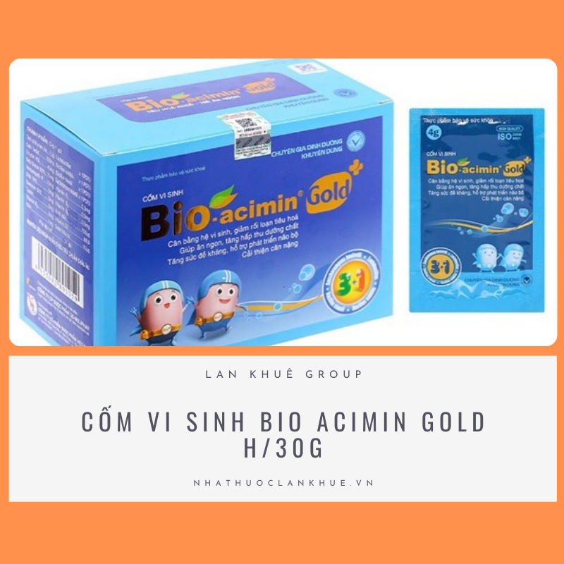 CỐM VI SINH BIO ACIMIN GOLD H/30G