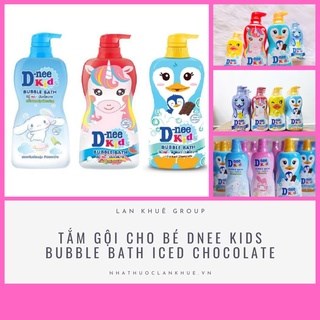 SỮA TẮM D-NEE HÌNH THÚ KIDS BUBBLE BATH 400ML ICED CHOCOLATE 