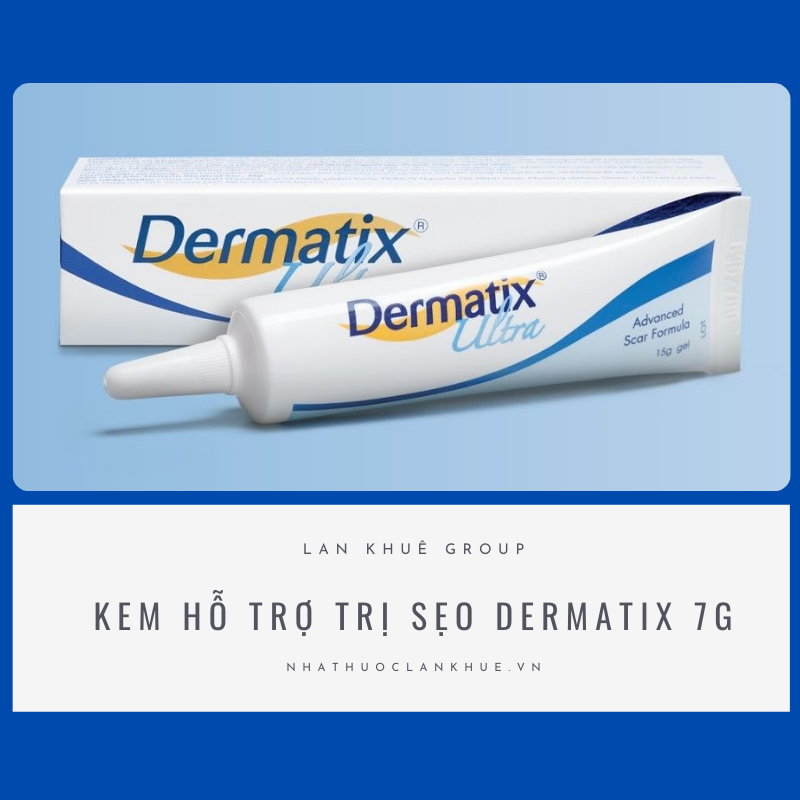 KEM HỖ TRỢ TRỊ SẸO DERMATIX 7G