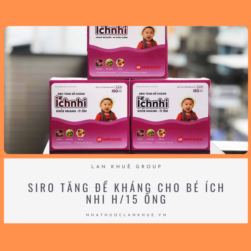 SIRO TĂNG ĐỀ KHÁNG CHO BÉ ÍCH NHI H/15 ỐNG