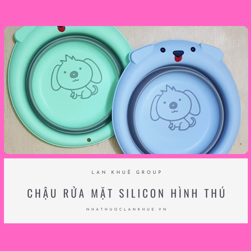 CHẬU RỬA MẶT SILICON HÌNH THÚ