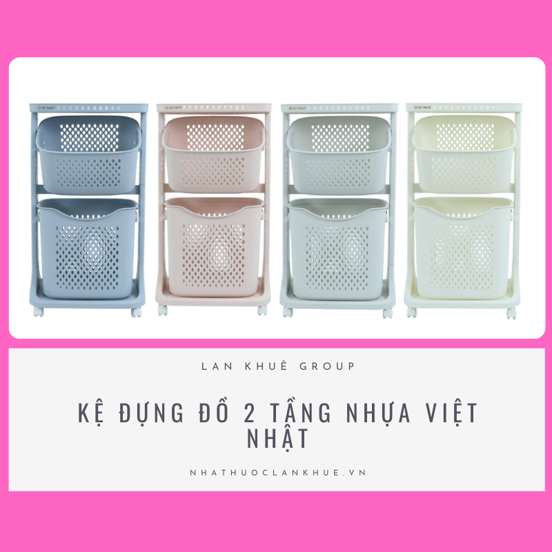 KỆ ĐỰNG ĐỒ 2 TẦNG NHỰA VIỆT NHẬT