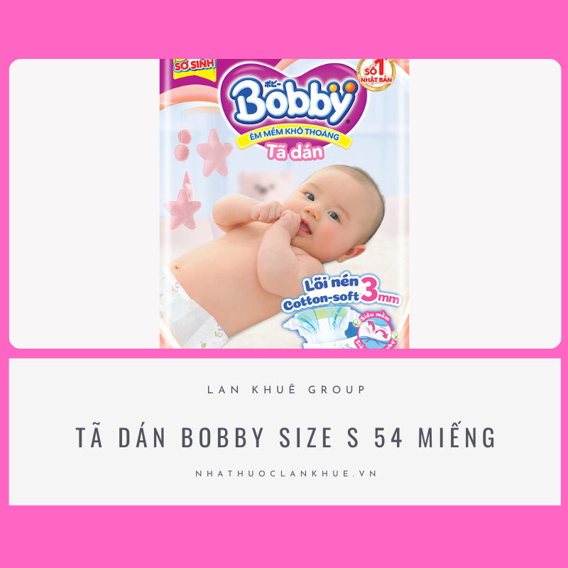 TÃ DÁN BOBBY SIZE S 54 MIẾNG