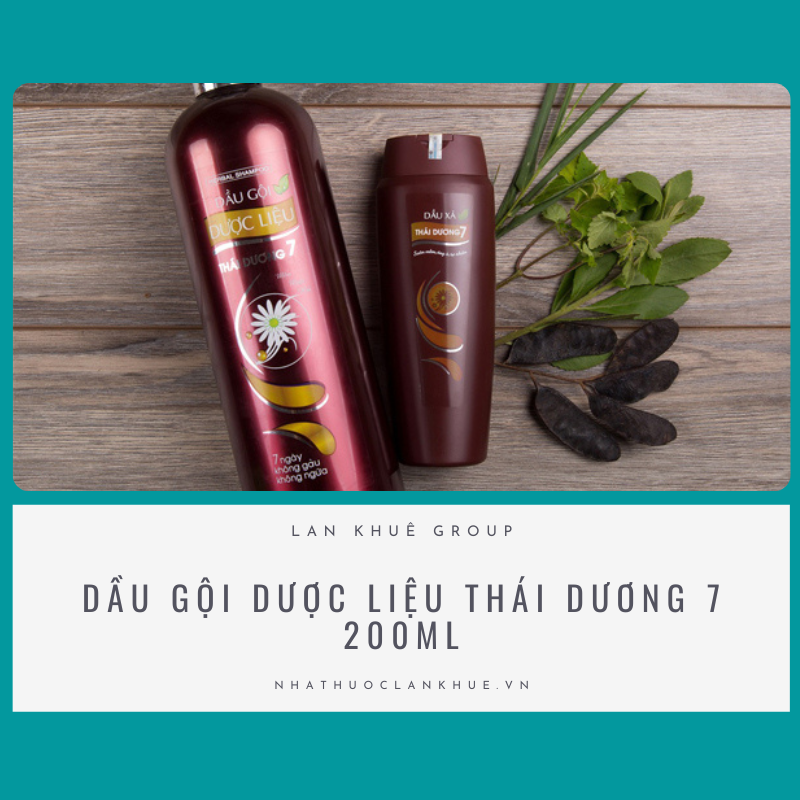 DẦU GỘI DƯỢC LIỆU THÁI DƯƠNG 7 200ML