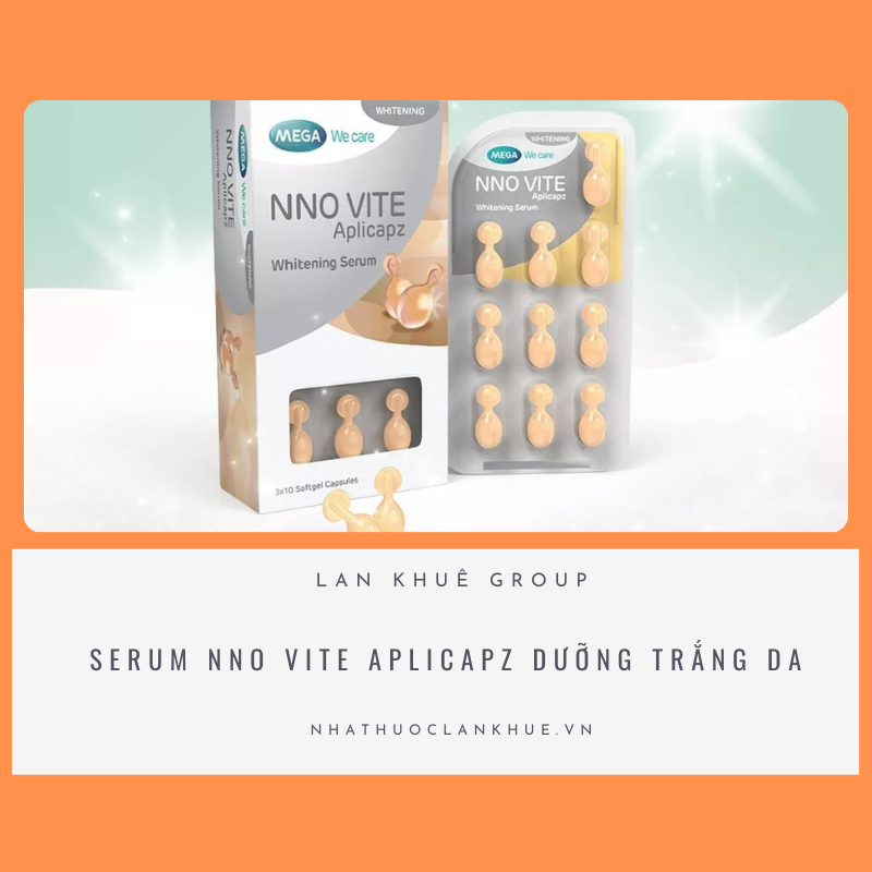 Serum NNO Vite Aplicapz MEGA We care hỗ trợ dưỡng da trắng sáng 