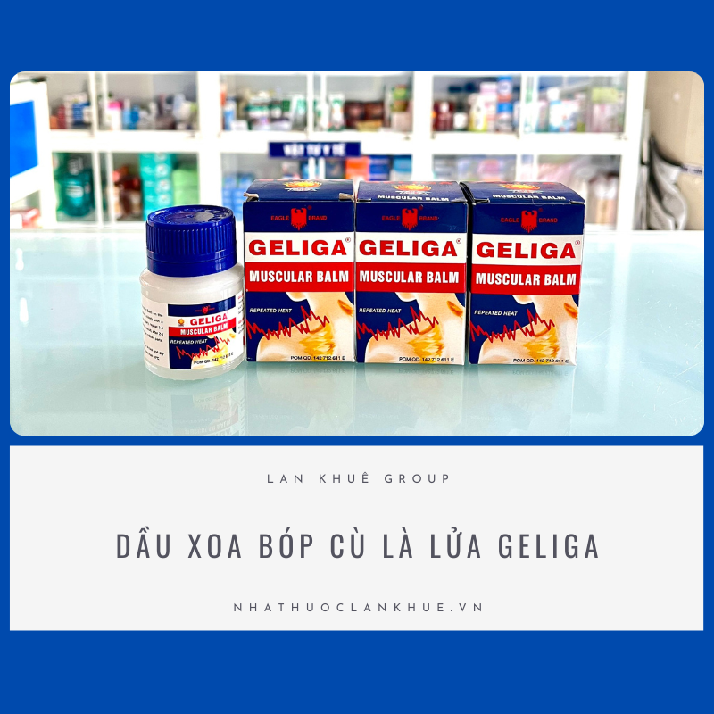 DẦU CÙ LÀ LỬA GELIGA MUSCULAR BALM 40G