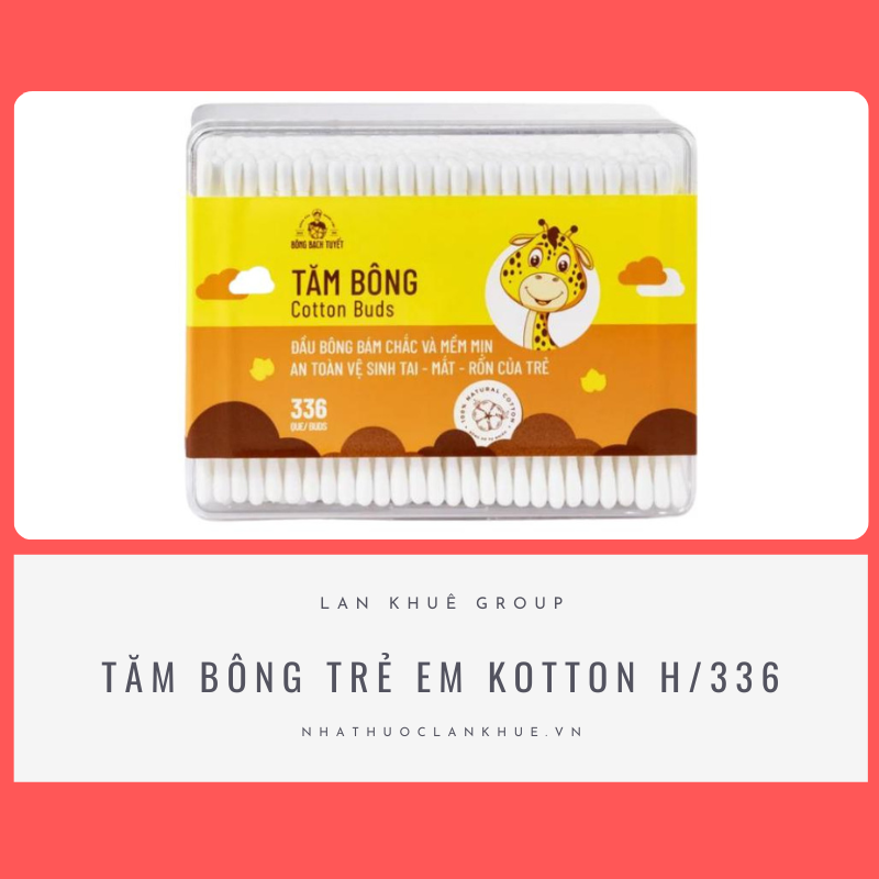 TĂM BÔNG TRẺ EM KOTTON H/336